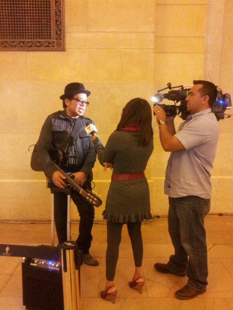 Interviewing with Telemundo